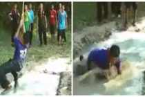 Cười vỡ bụng với trò chơi cực thốn của trẻ trâu