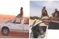 Kiểu chơi xe không giống ai của dân chơi sa mạc