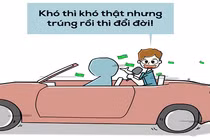 Hí họa: Trúng xổ số độc đắc khó như thế nào?