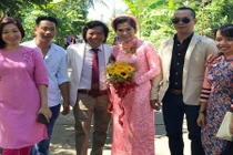 Sao Việt dự lễ cưới đạo diễn 51 tuổi và vợ kém 25 tuổi