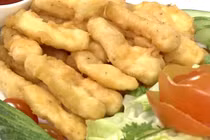 Ngon lạ món bì bưởi chiên giòn 