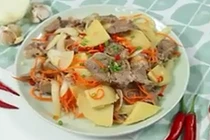 Cách làm gỏi lưỡi lợn măng chua cay ngon hấp dẫn