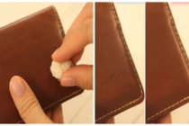 Tuyệt chiêu làm sạch vết bẩn trên ví da bằng bánh mỳ