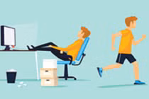 Giảm tác hại của ngồi nhiều bằng tập thể dục