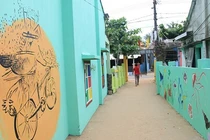 Ảnh: Những bích họa đẹp mê hồn ở làng chài Quảng Nam