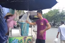 Xuất hiện "thánh mua nước mía"