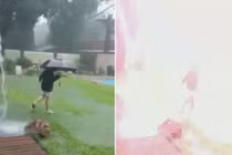 Video: Bị sét đánh, nam thanh niên thoát chết thần kỳ