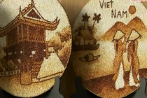 Nét đẹp không tưởng của những bức tranh gạo rang