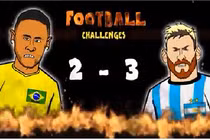 Video hoạt hình vui: Neymar so tài cùng Lionel Messi 