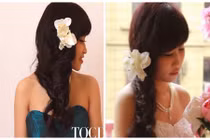 Hướng dẫn bạn gái tạo kiểu tóc đẹp cho ngày Valentine 