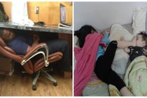 Cười té ghế với những tư ghế ngủ có 1-0-2