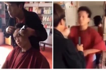 Cái kết “tê tái” cho anh thợ cắt tóc mê gái