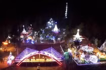 Cảnh sắc Giáng sinh ở xứ Nghệ nhìn từ trên cao