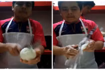 Hoa mắt chóng mặt với kiểu thái hành tây như máy