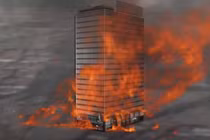 Xác suất các tòa nhà cao tầng bị cháy toàn bộ