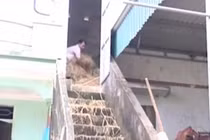 Video: Sáng tạo Cồn tự cứu vượt lũ 