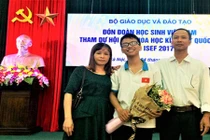 Đoạt giải Intel ISEF, tác giả “Cánh tay robot” được khen thưởng