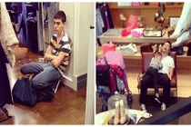 Khi đàn ông đưa vợ đi mua sắm