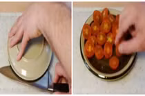 Mẹo thái nhiều quả cà chua cùng lúc cực nhanh