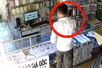 Chủ quán sơ hở, trộm thoải mái khoắng đồ