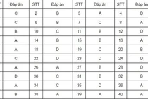 Đề thi và bài giải môn tiếng Anh thi THPT quốc gia 2016