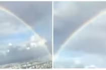 Ngắm cầu vồng hình tròn cực hiếm tuyệt đẹp trên bầu trời
