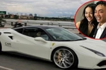 Cường Đô la chở Hạ Vi dạo phố bằng “siêu ngựa” Ferrari 