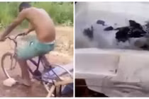 Máy giặt tự chế chạy bằng sức người sáng tạo nhất quả đất