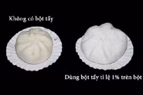 Nguy hiểm khôn lường từ chất tẩy trắng trong bánh bao