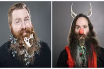 Bật cười xem những kiểu trang trí râu Giáng sinh có 1-0-2