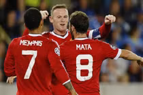 Rooney lập hat-trick giúp M.U trở lại vòng bảng Champions League