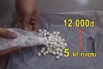 Giật mình công nghệ pha chế rượu siêu rẻ từ men và nước lã