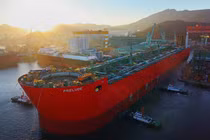 Các công đoạn đóng chiếc tàu thủy lớn nhất thế giới