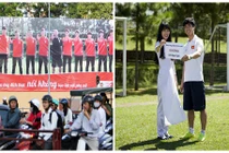 Hình ảnh Công Phượng và đồng đội tràn ngập đường phố