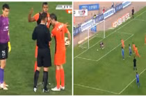 Sút hỏng phạt đền vì tranh nhau với đồng đội 