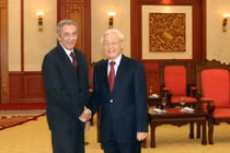 Tổng Bí thư Nguyễn Phú Trọng tiếp Đoàn đại biểu Đảng Cộng sản Cuba