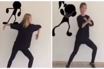 Video gái trẻ "quẩy" cùng sticker gây sốt cộng đồng mạng