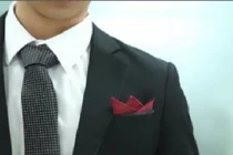 5 cách gấp khăn cài áo vest siêu đẹp