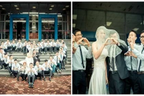 Cười ngất với “ảnh cưới” toàn nam của sinh viên Bách Khoa