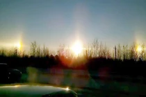 Cảnh ba “Mặt trời” xuất hiện cùng lúc, không xem hơi phí