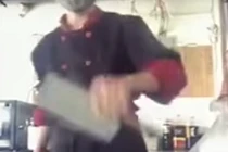 Màn múa dao thái thịt tuyệt đỉnh của đầu bếp Trung Quốc