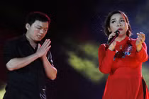 Fan lên sân khấu '“vái lạy'' Mỹ Linh trong đêm nhạc Trịnh