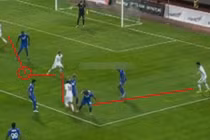 Pha phối hợp đánh gót siêu đẳng theo phong cách Tiki Taka