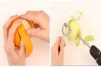 10 thủ thuật gọt trái cây cực dễ dàng