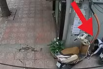 Thanh niên bảnh bao bẻ khóa xe tay ga nhanh như chớp