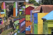 Từ khu ổ chuột thành làng “cầu vồng” hút triệu du khách