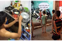 Ảnh cười Facebook: Rán trứng kiểu sinh viên