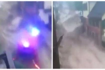 Lũ quét như tận thế cuốn phăng nhà cửa, ô tô trên phố