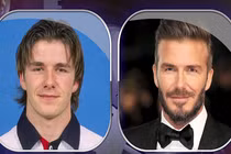 Gương mặt David Beckham thay đổi thế nào qua 18 năm?