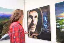 Khả năng vẽ tranh phi thường của người nghệ sĩ